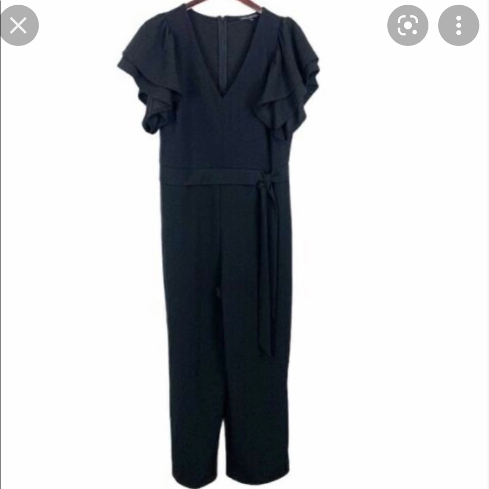 NWT Haute Monde Ruffle Sleeve Jumpsuit Size 2X